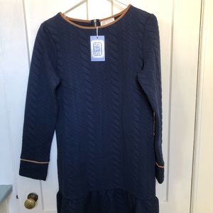 NWT Sail to Sable navy sweater dress